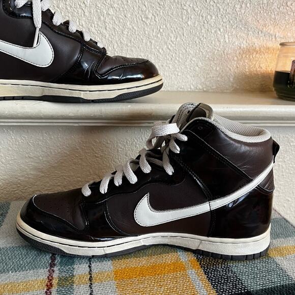 Nike Dunk Mens High Premium Brown Casual Sneaker Mens Shoes Size 8 Sporty Y2K - Picture 13 of 16